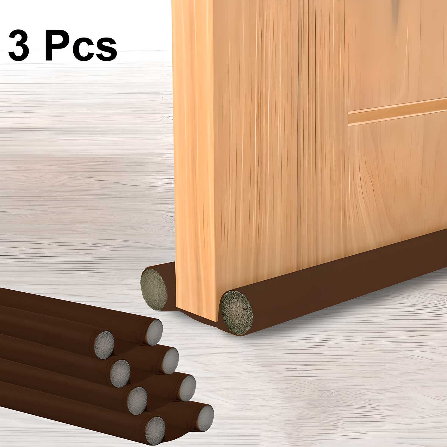 Product Name:Door Gap Sealer Protector Sound-Proof Reduce Noise Waterproof Dimensions(L x W in cm):-90 x 18 cm Material: Foam Color: Brown